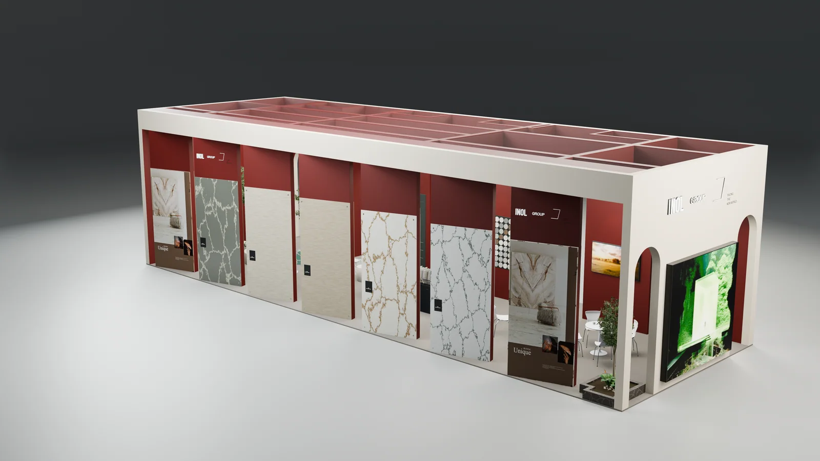 INOL Group rear slab gallery architectural render