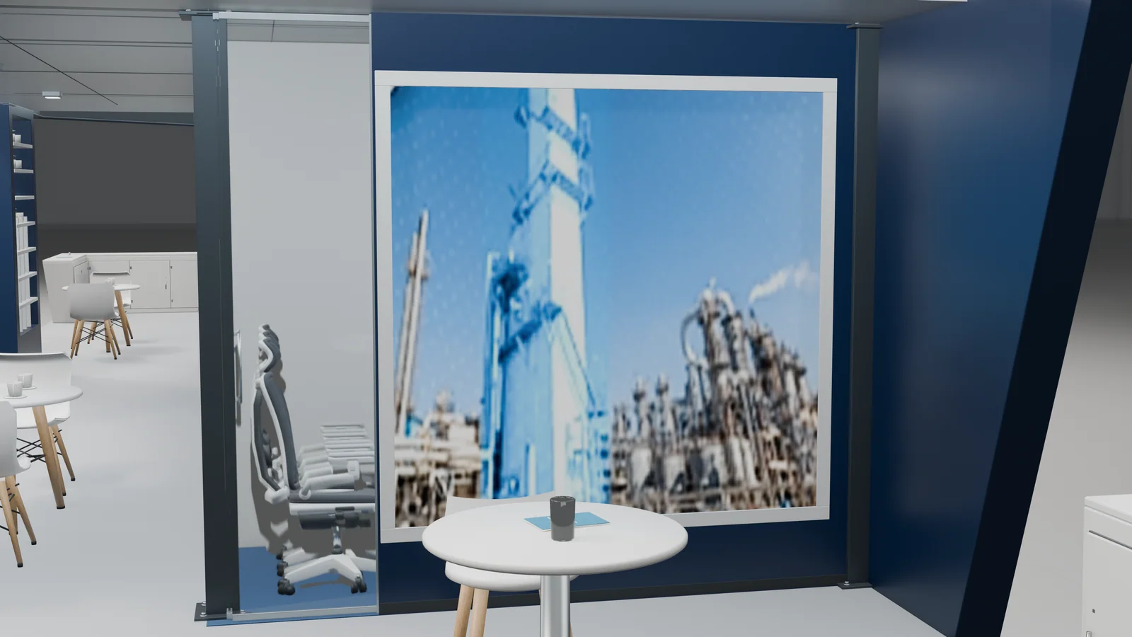 MARUN — Blue Wall Lightbox